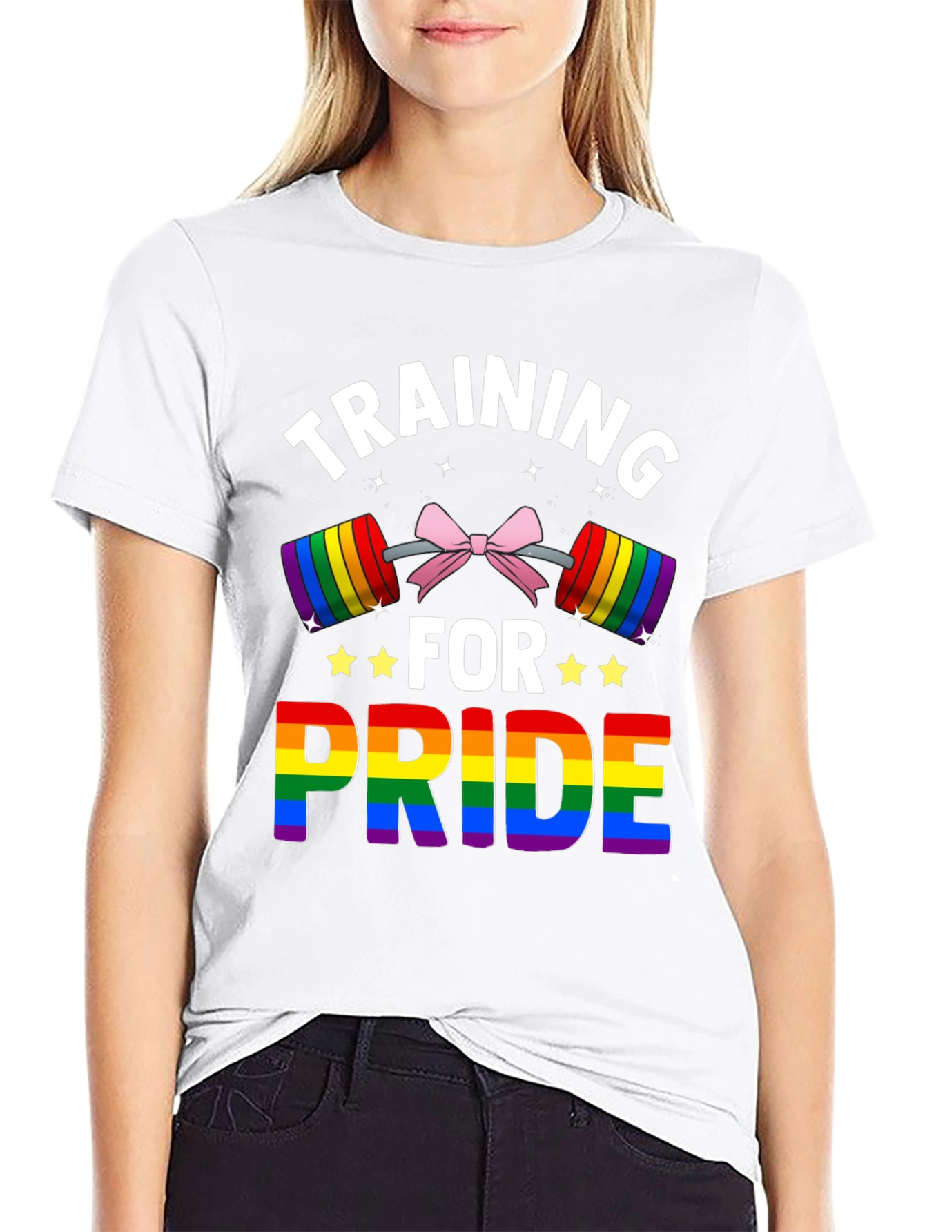 Training For Pride T-Shirt LGBTQ Rainbow
