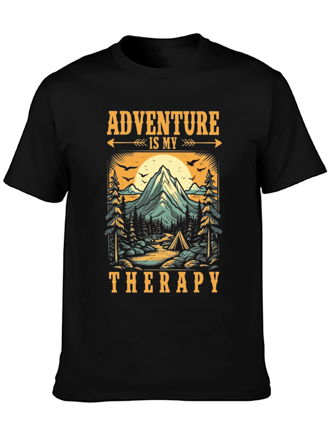 Adventure is My Therapy Graphic T-Shirt