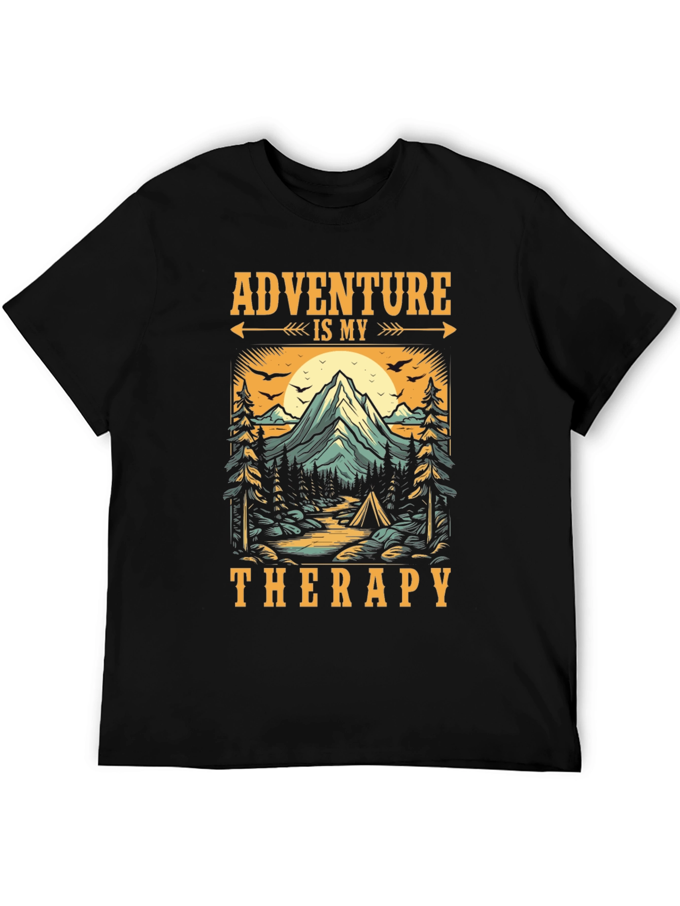 Adventure is My Therapy Graphic T-Shirt