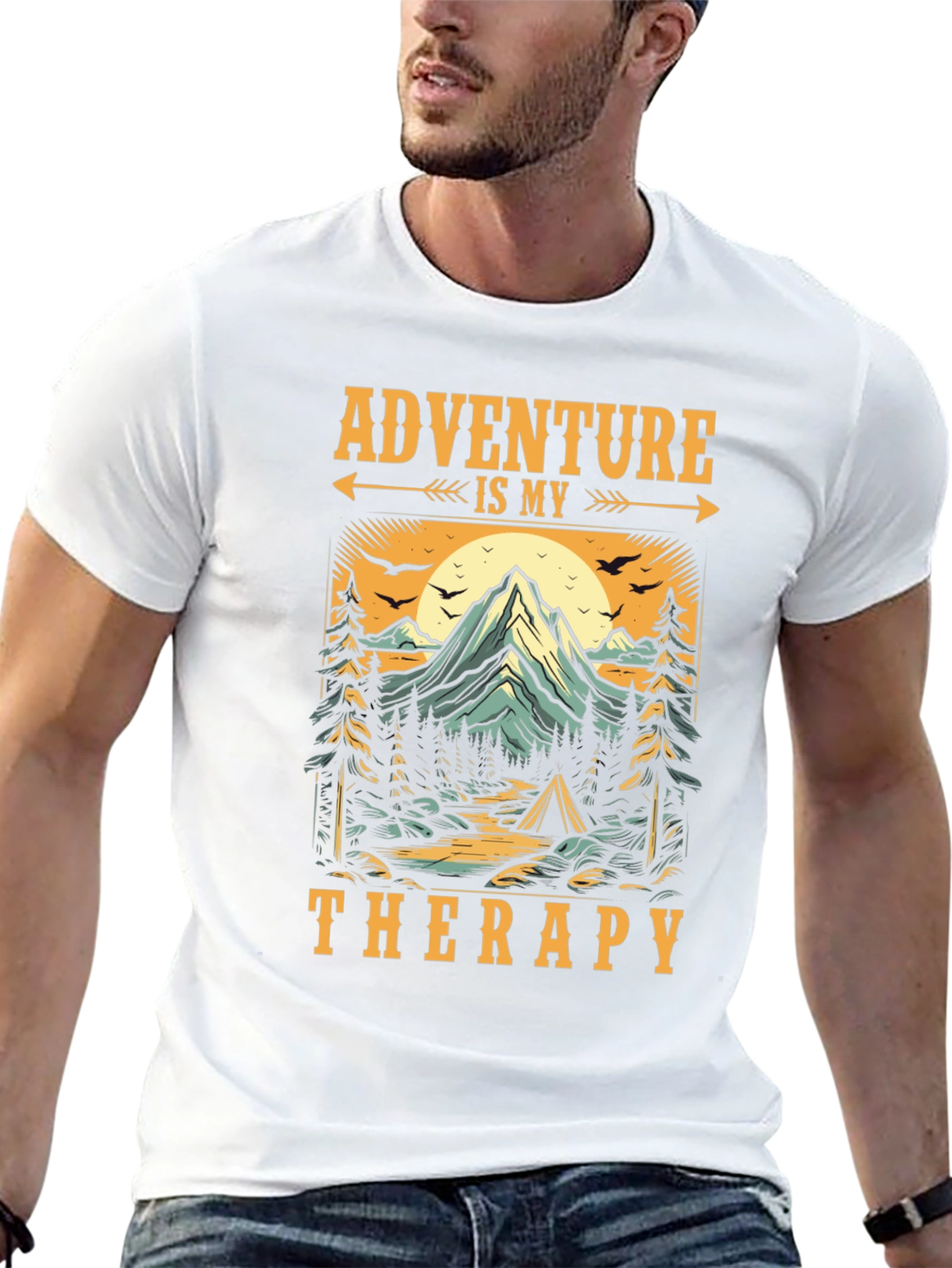 Adventure is My Therapy Graphic T-Shirt