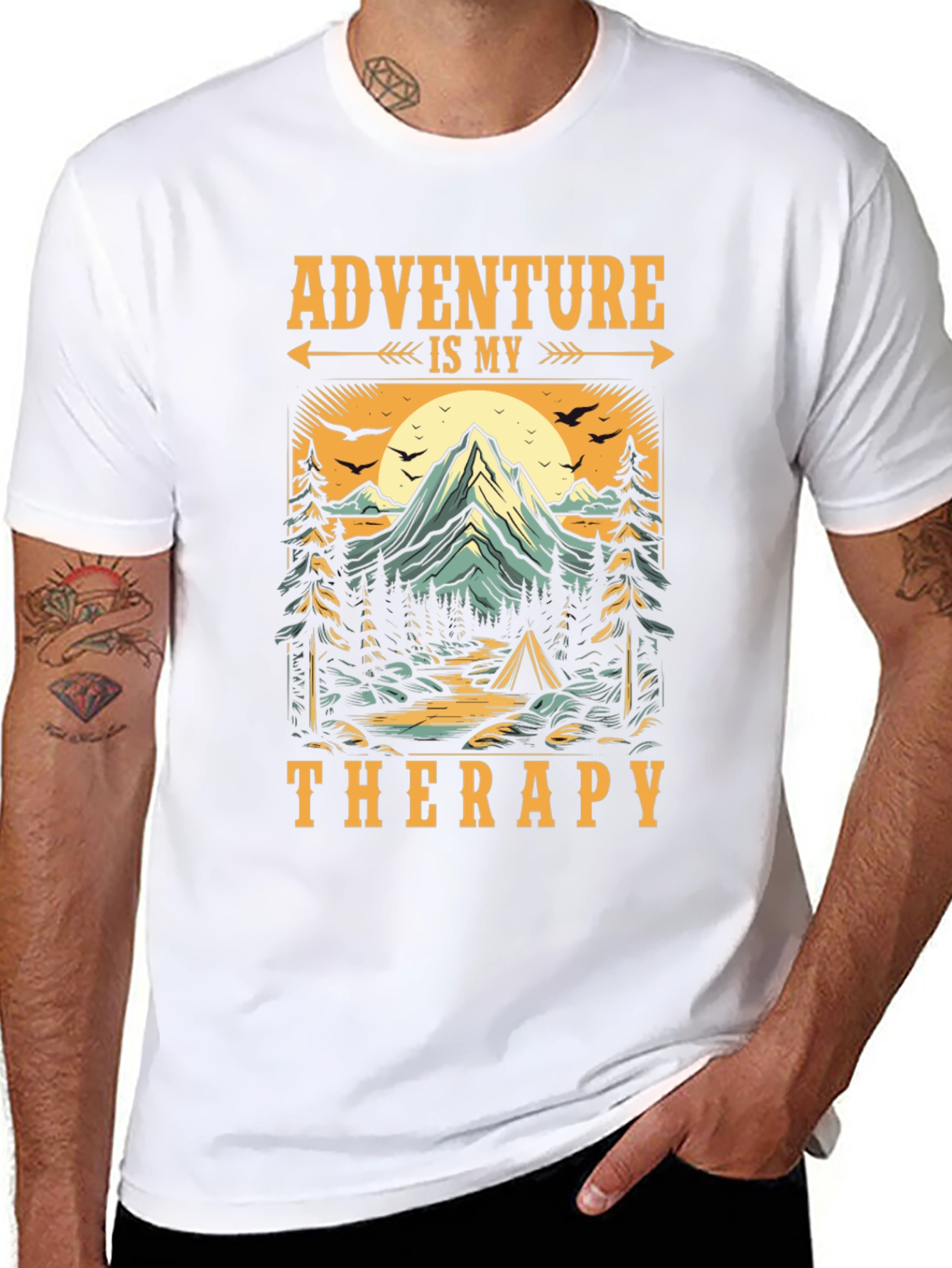 Adventure is My Therapy Graphic T-Shirt