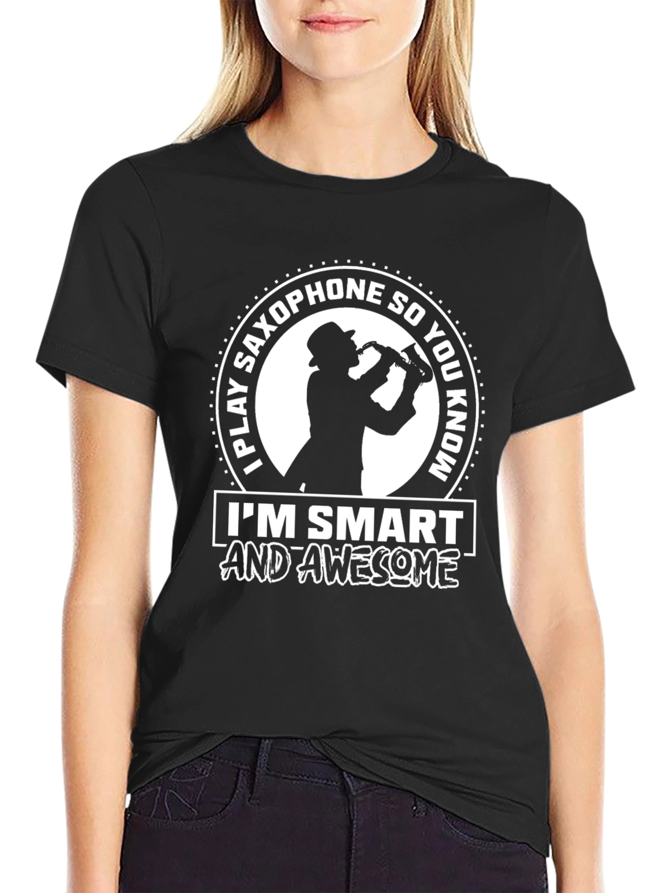 Saxophone Player Smart & Awesome T-Shirt
