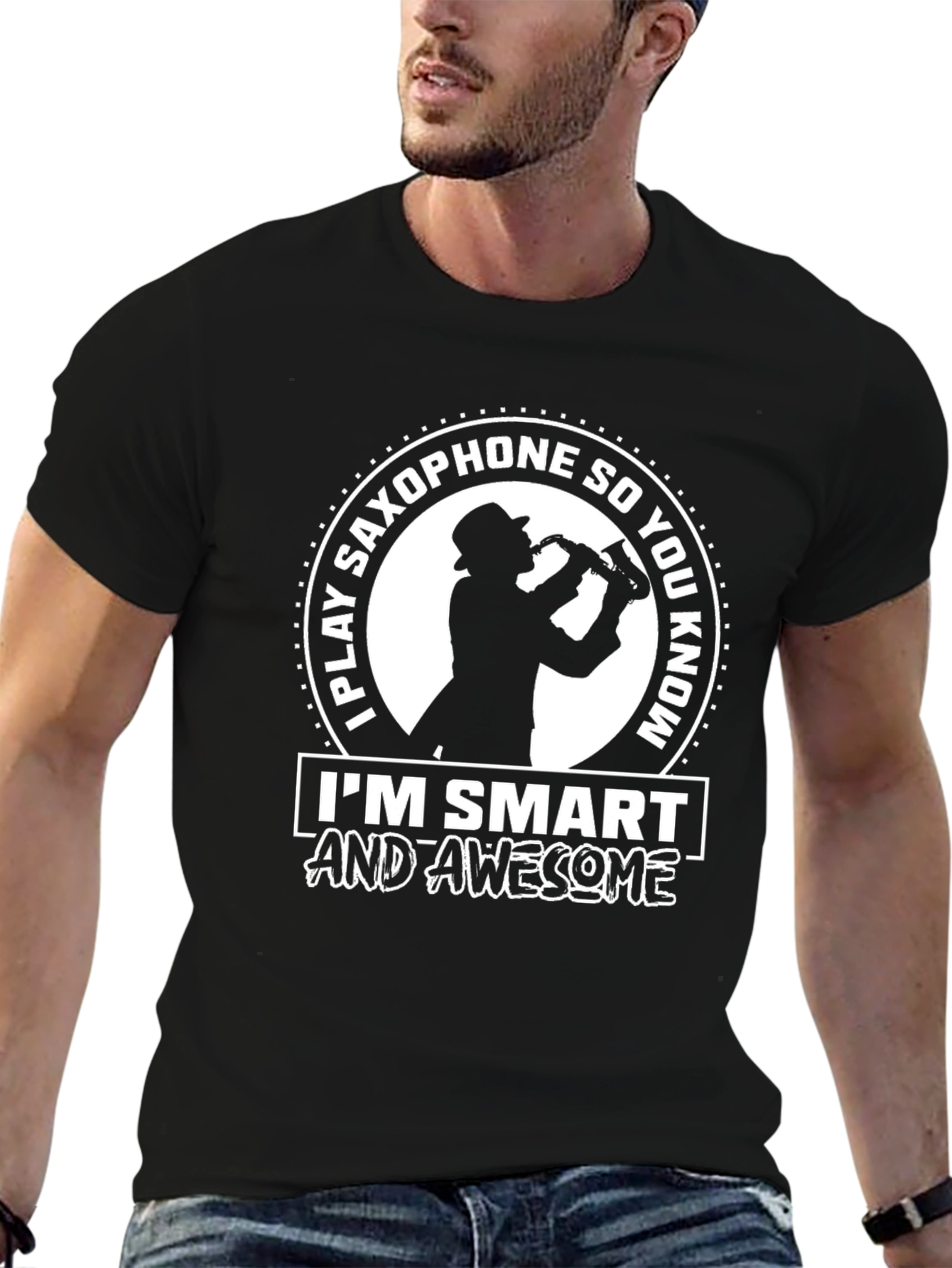 Saxophone Player Smart & Awesome T-Shirt