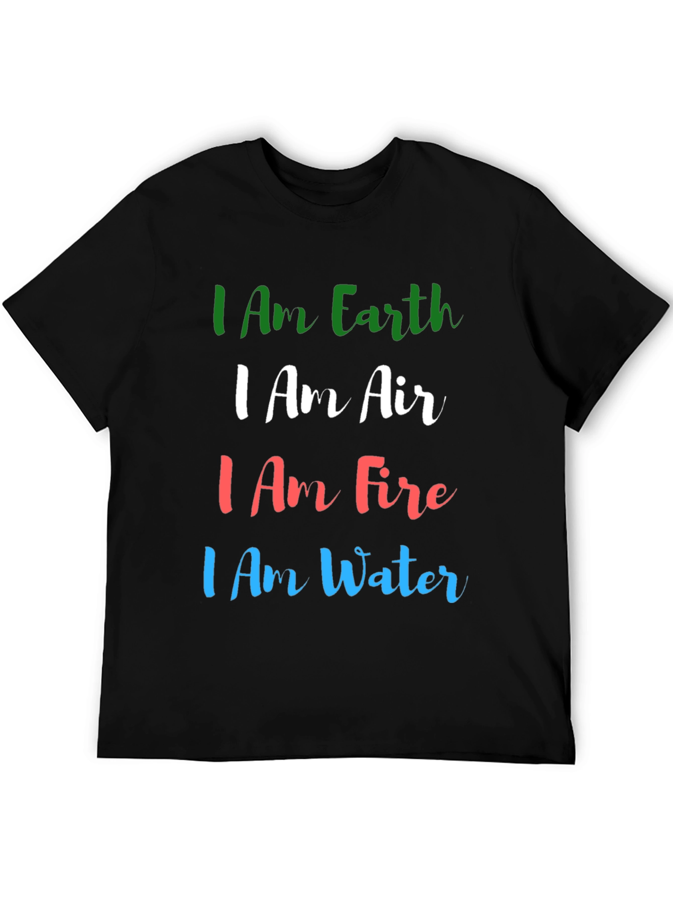 Earth Air Fire Water T-Shirt - Elemental Power Tee