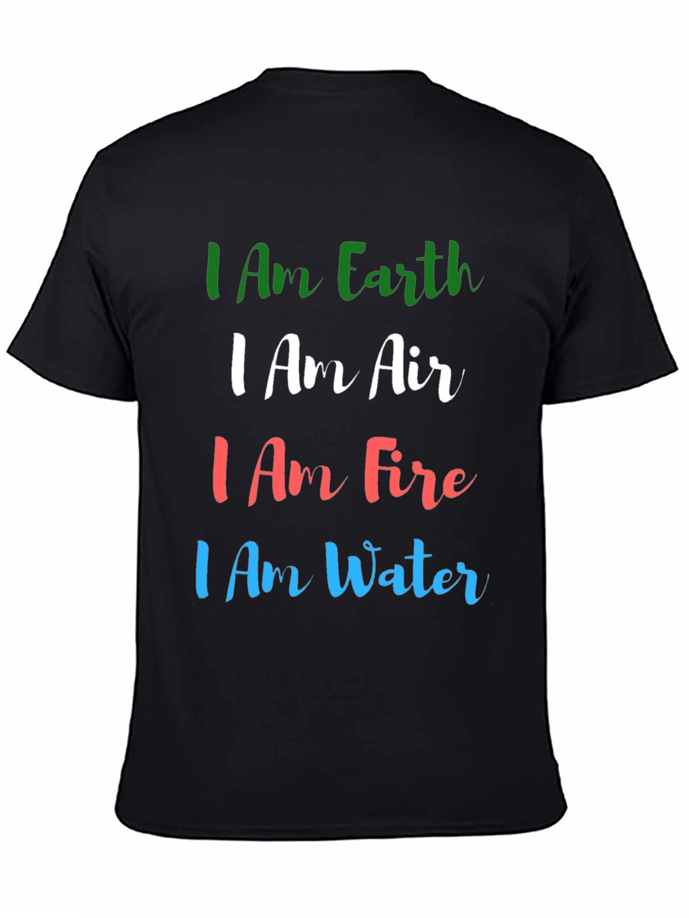 Earth Air Fire Water T-Shirt - Elemental Power Tee