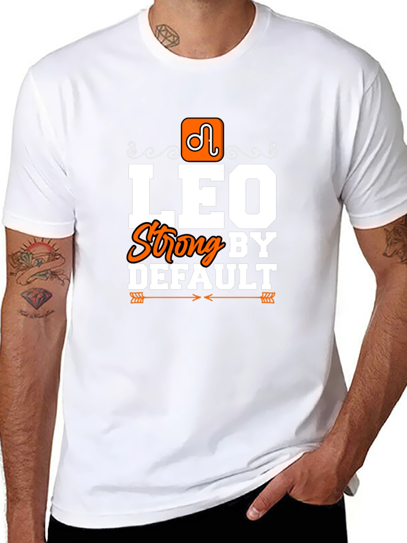 Leo Zodiac T-Shirt - Strong By Default