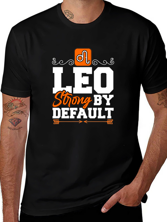 Leo Zodiac T-Shirt - Strong By Default