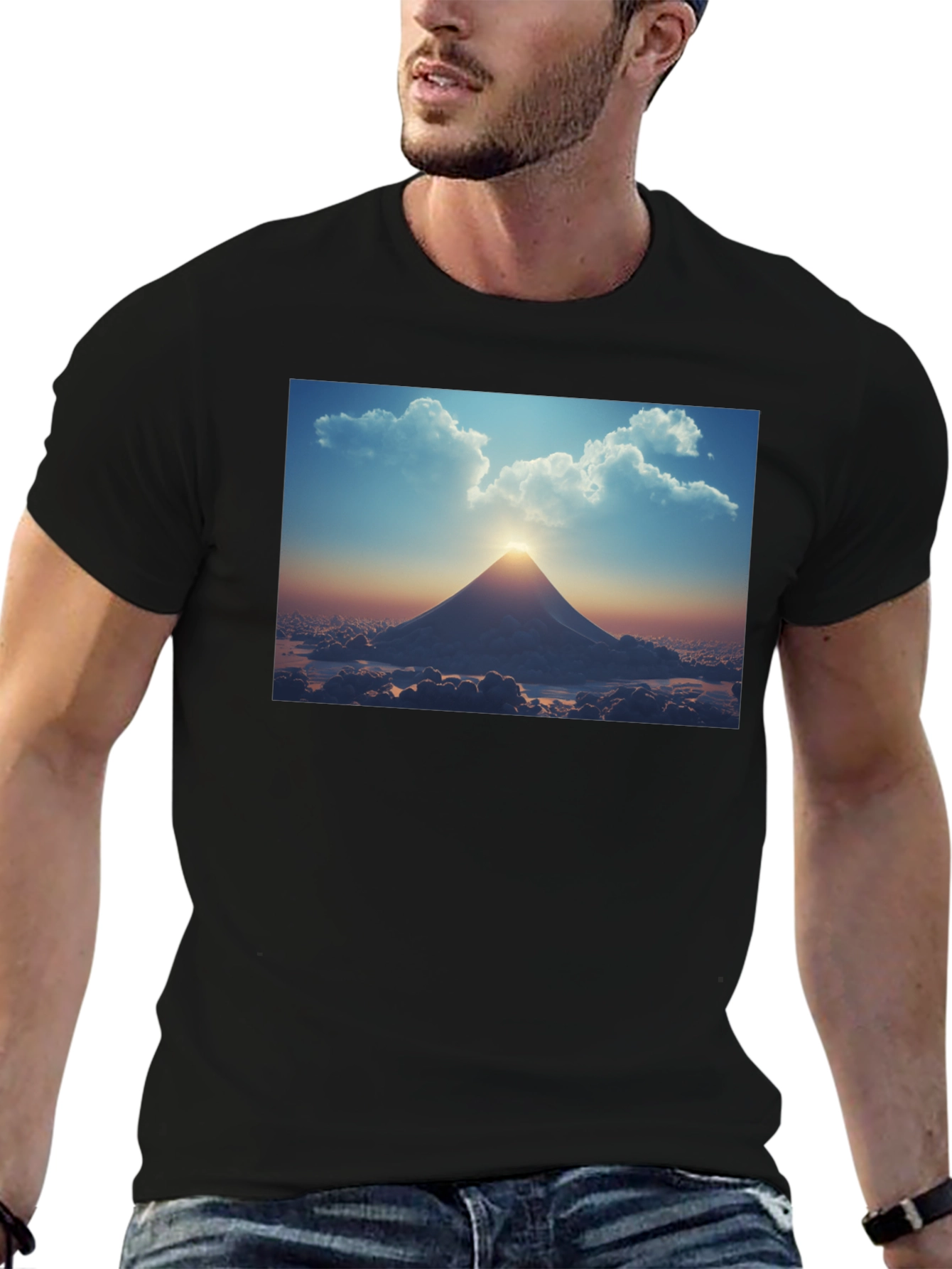 Mountain Peak Sunset Tee