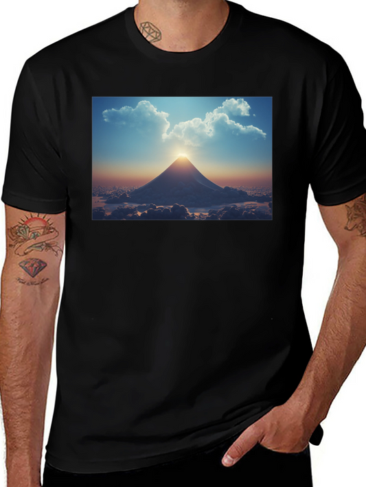 Mountain Peak Sunset Tee