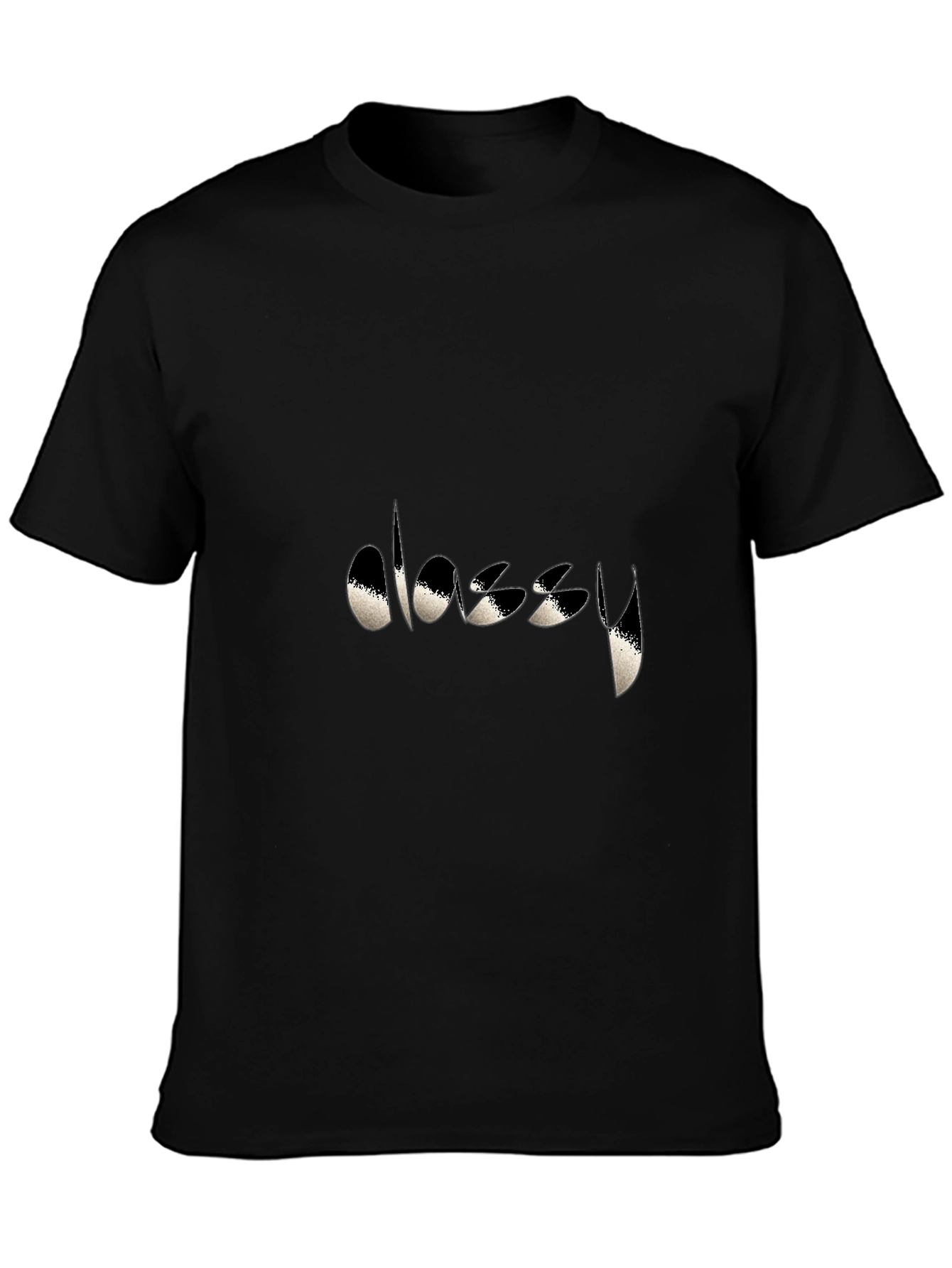 Classy Black Graphic Tee - Stylish Casual Wear