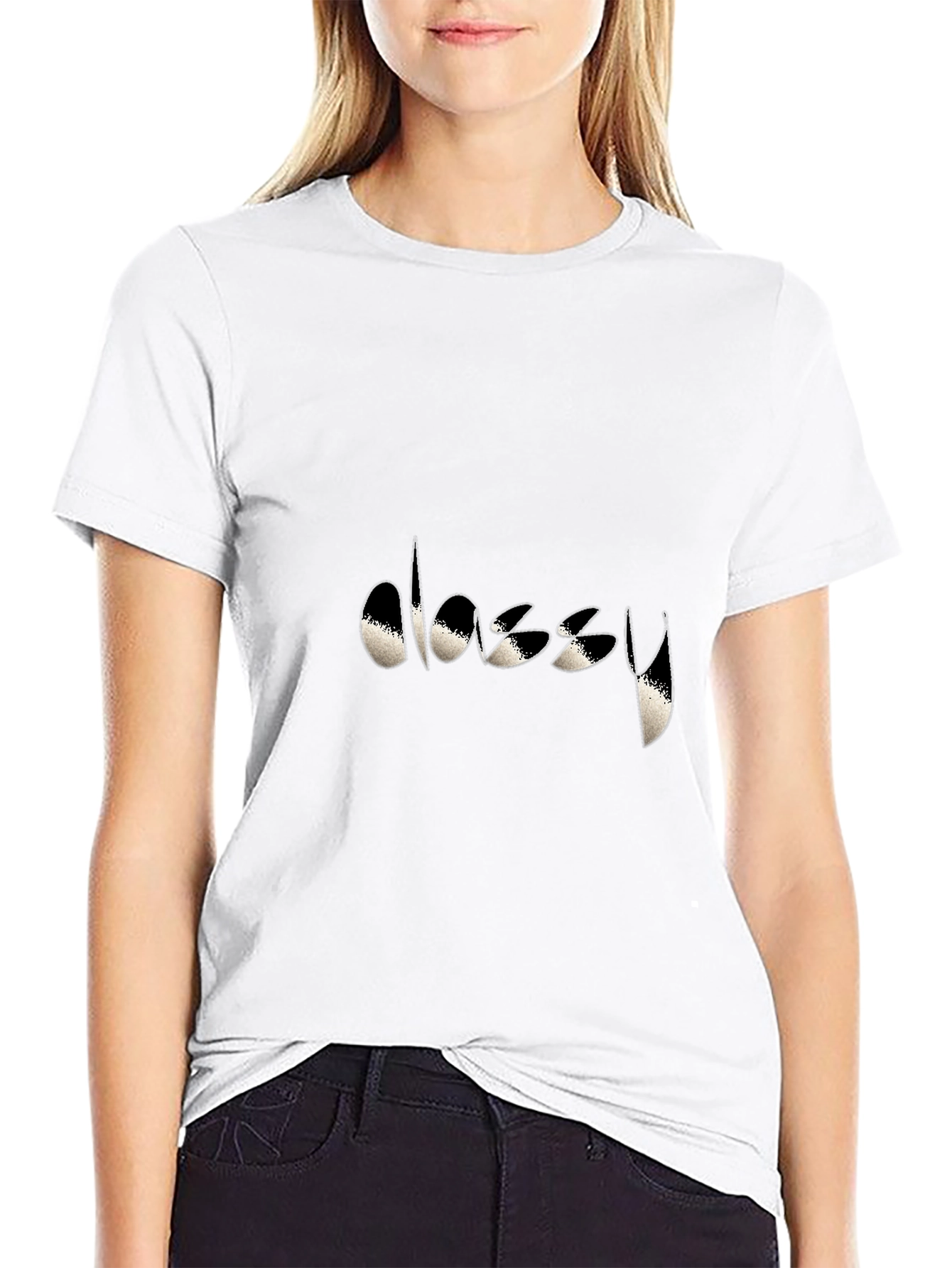 Classy Black Graphic Tee - Stylish Casual Wear