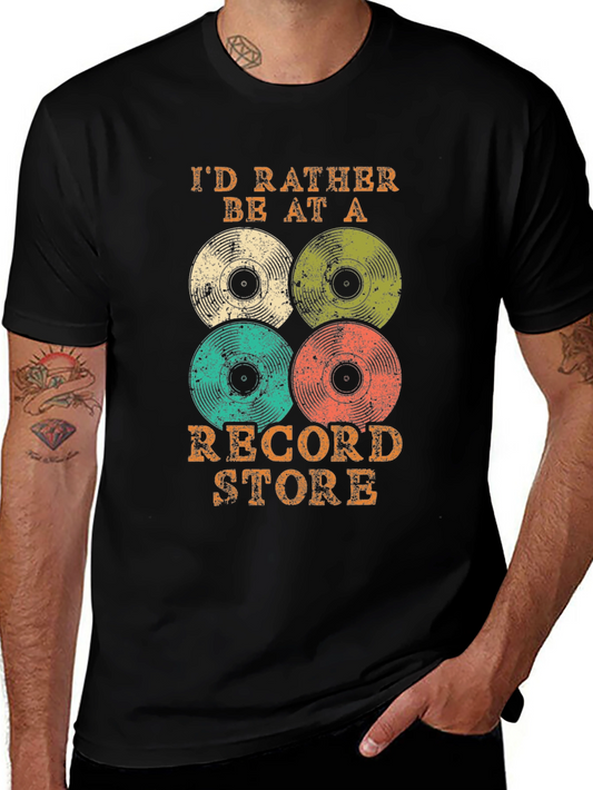 Retro Record Store T-Shirt Vintage Vinyl Tee