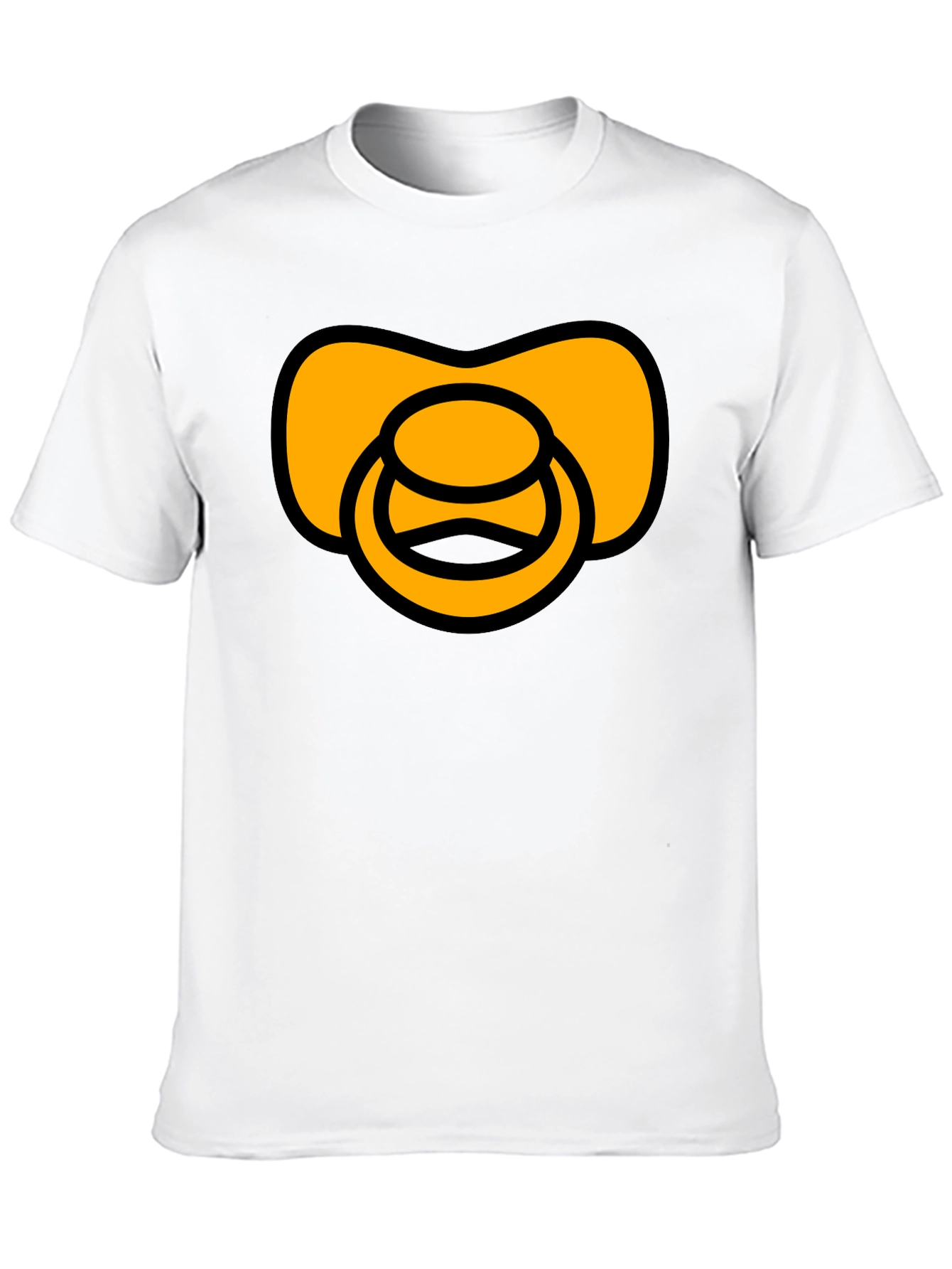 Pacifier Graphic T-Shirt - Black Casual Tee