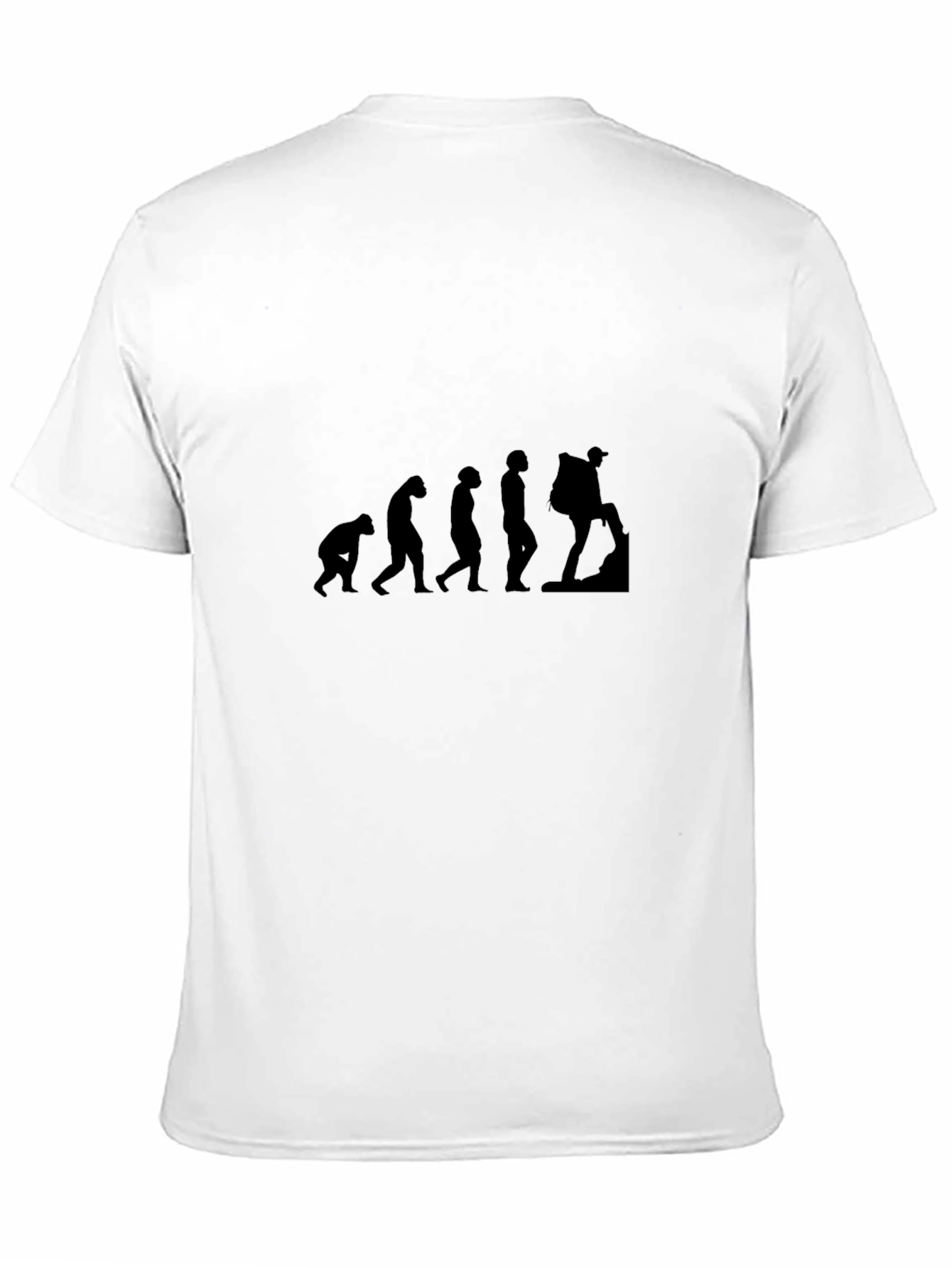 Evolution of Hiking Black T-Shirt
