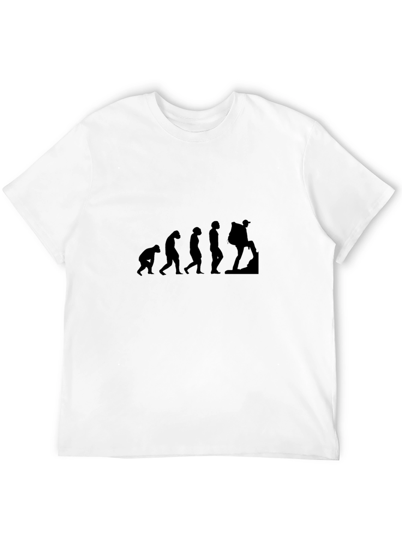 Evolution of Hiking Black T-Shirt