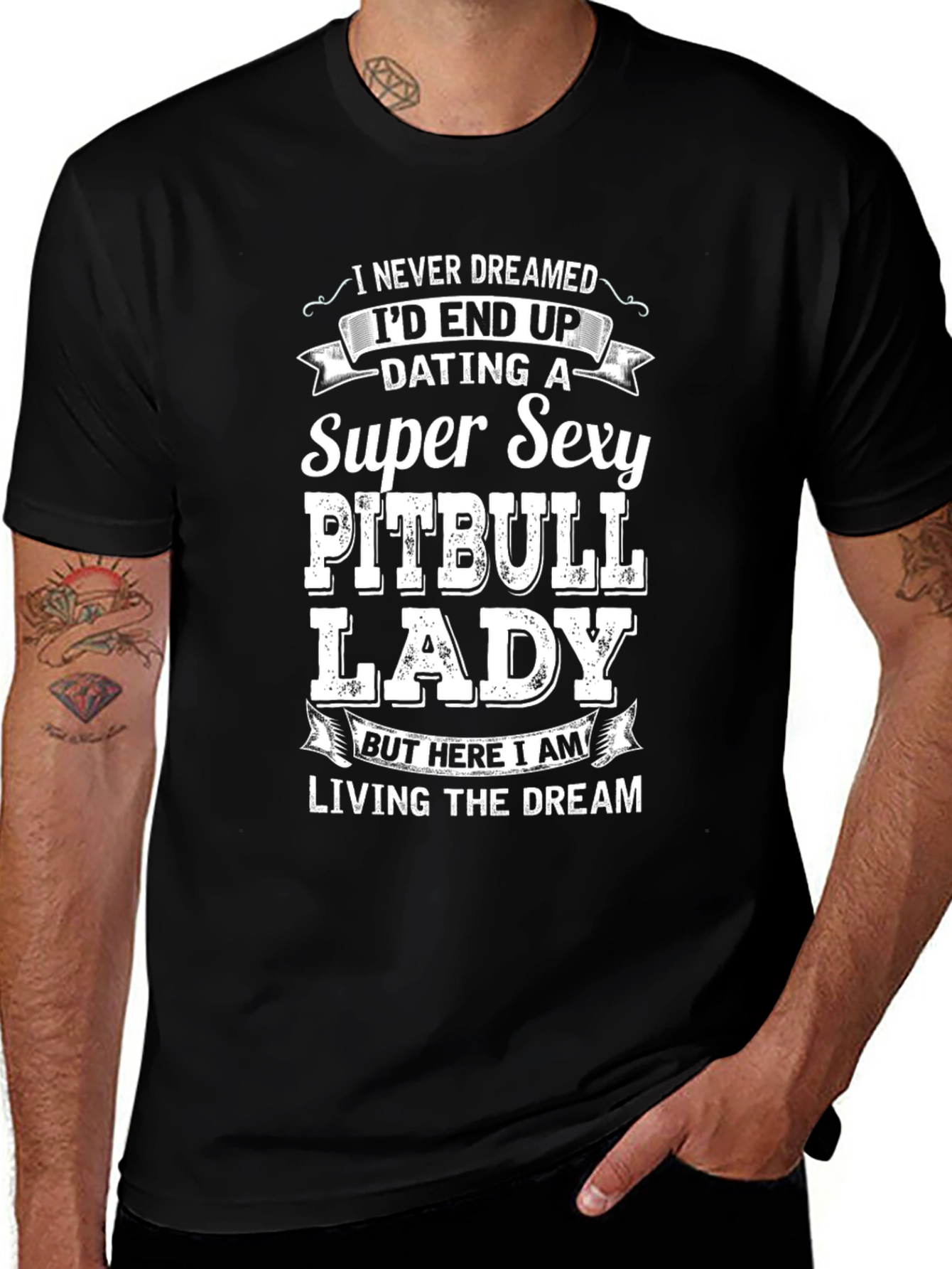 Super Sexy Pitbull Lady T-Shirt: Living the Dream!
