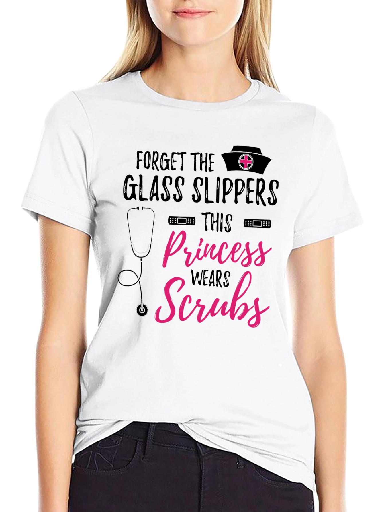 Princess Wears Scrubs T-Shirt