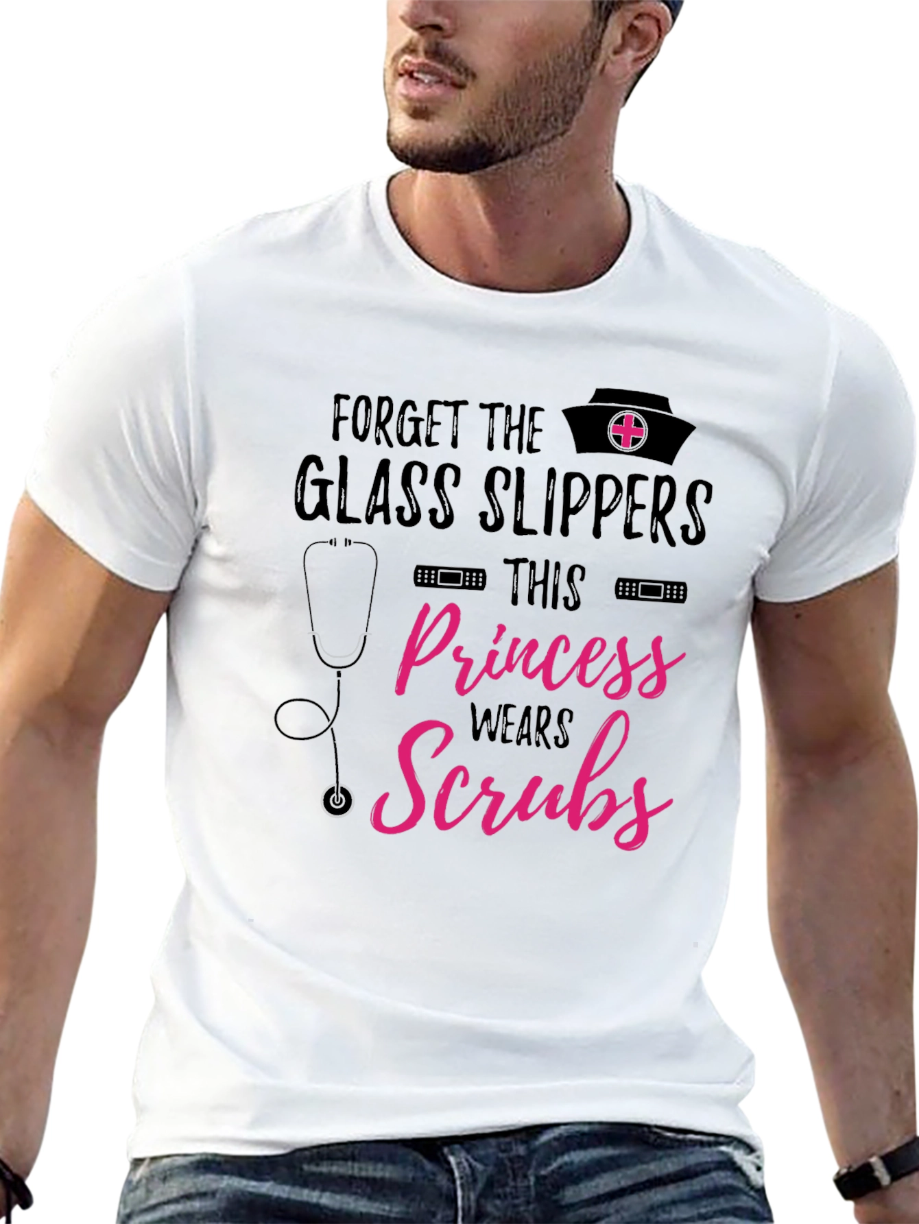 Princess Wears Scrubs T-Shirt
