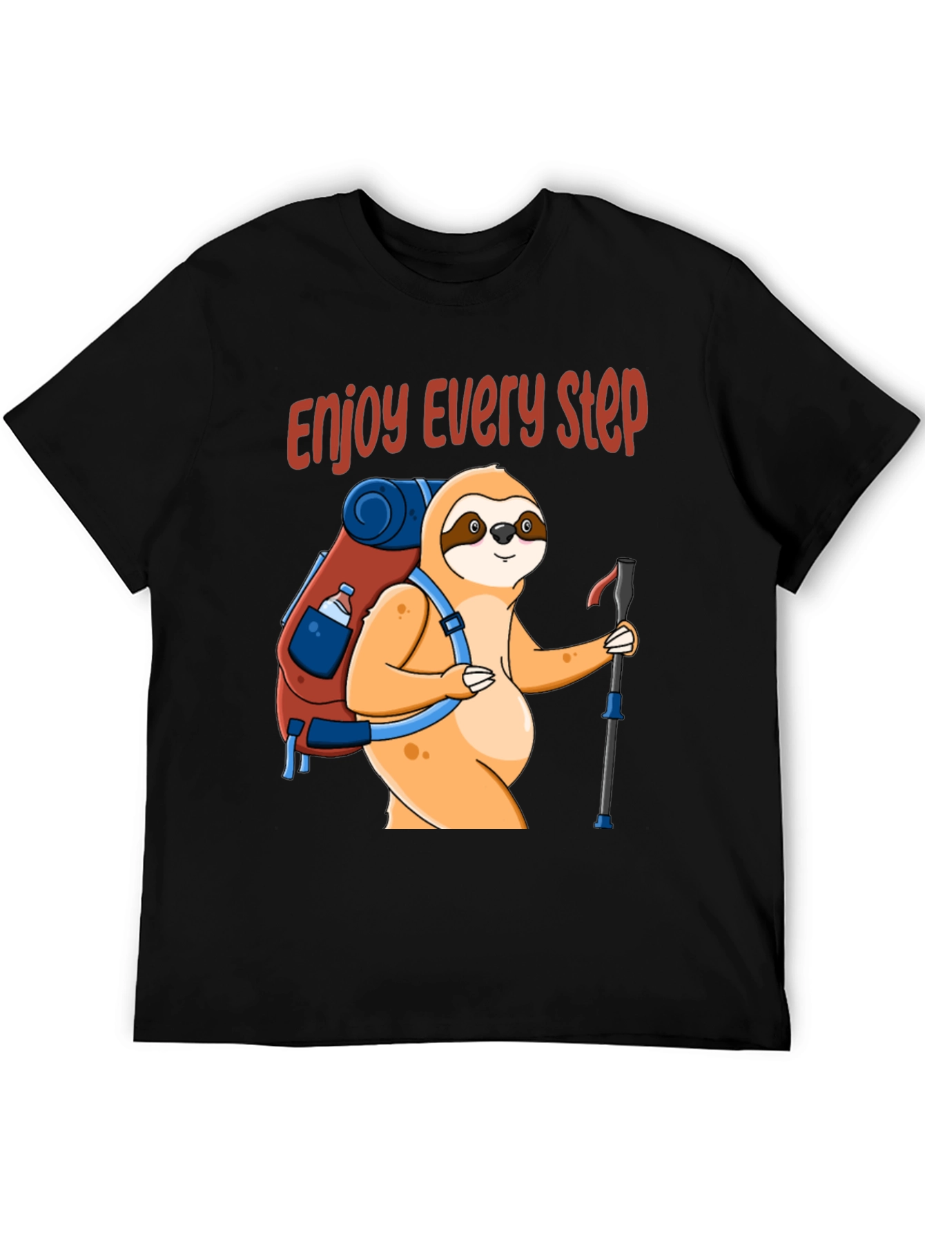 Enjoy Every Step Sloth Hiking T-Shirt
