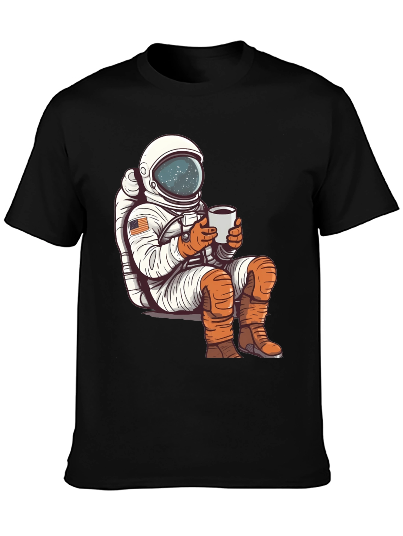 Astronaut Coffee Break Graphic Tee