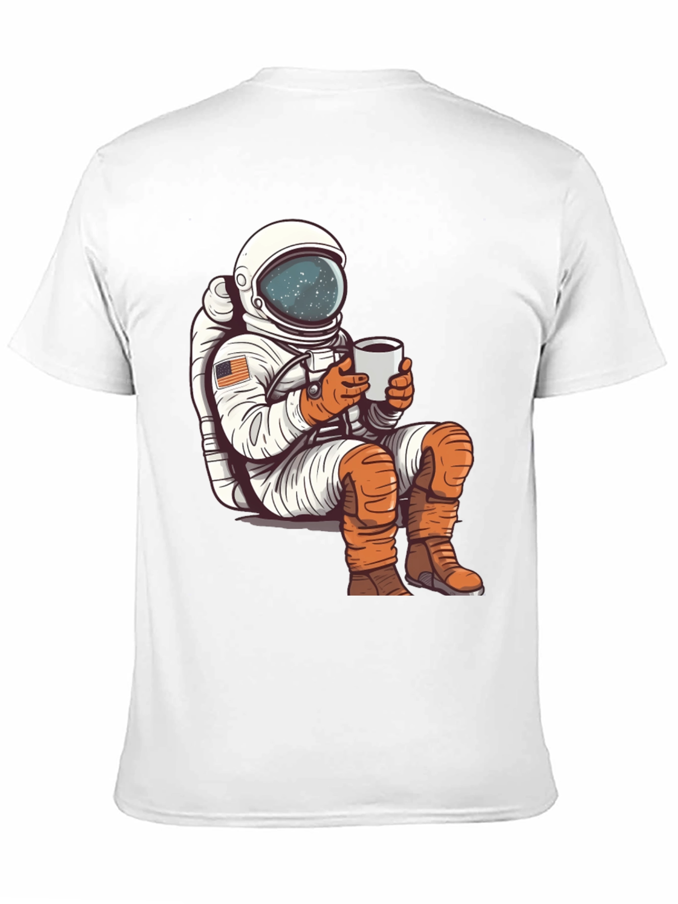 Astronaut Coffee Break Graphic Tee