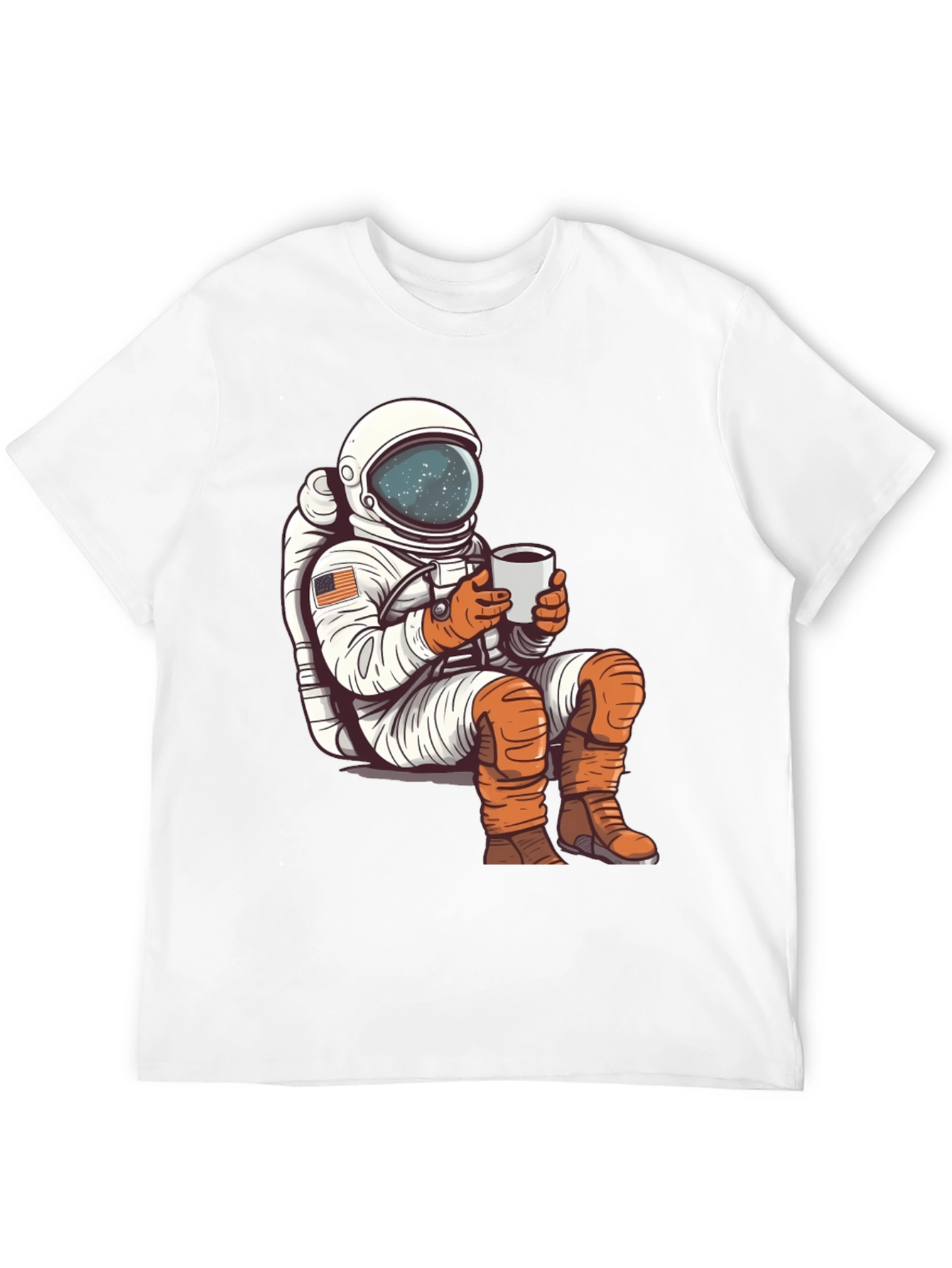 Astronaut Coffee Break Graphic Tee
