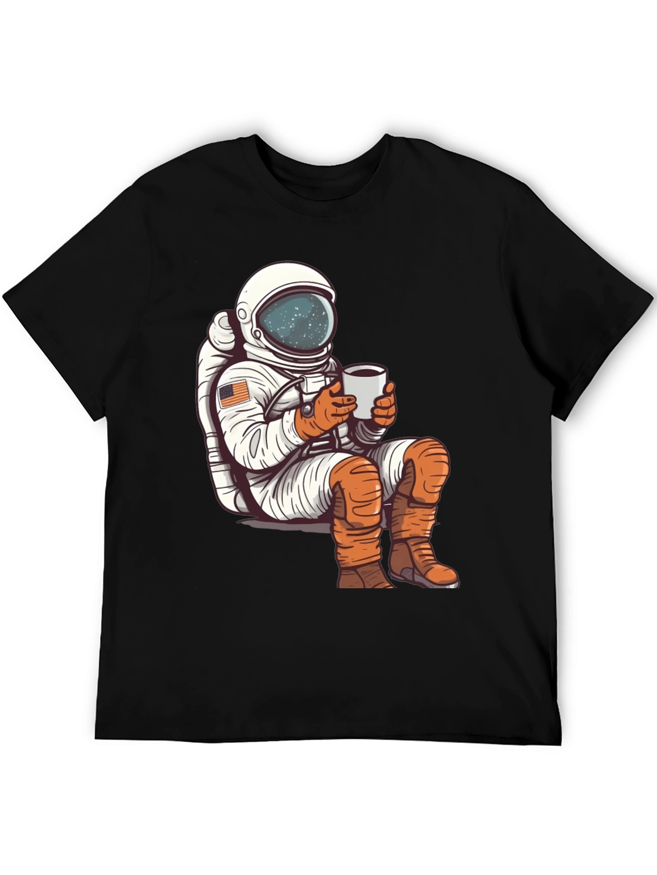 Astronaut Coffee Break Graphic Tee