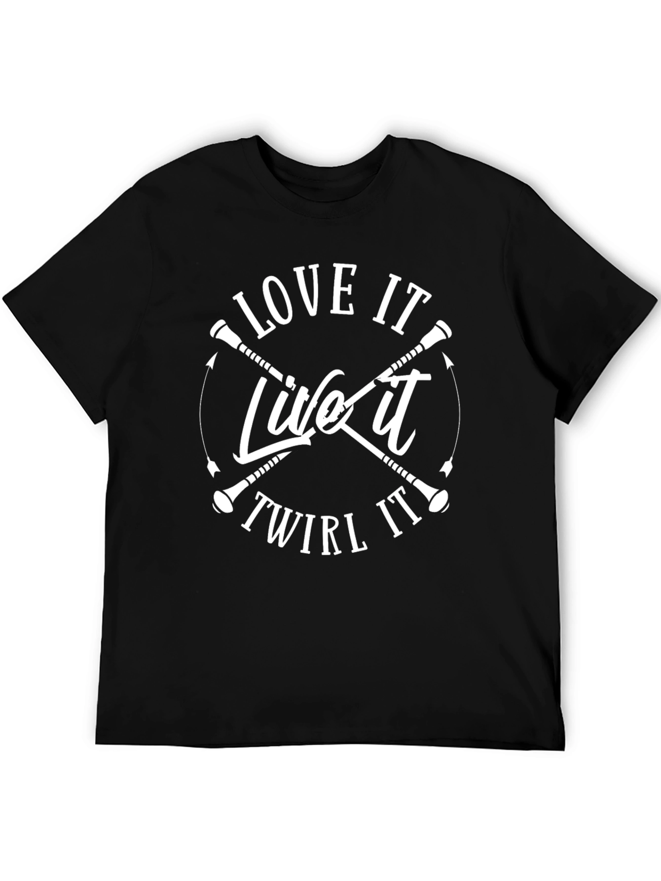 Love It Live It Twirl It Black T-Shirt