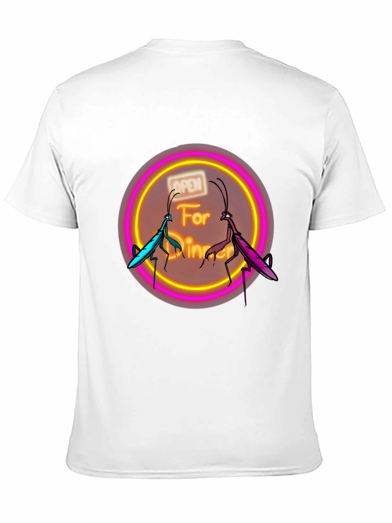 Open For Dinner Praying Mantis Graphic Tee