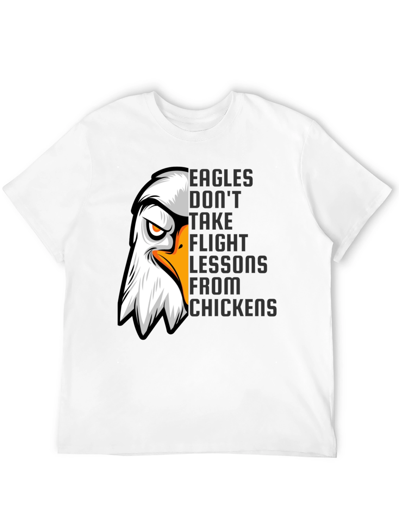 Eagles Dont Take Flight Lessons Mens Graphic Tee