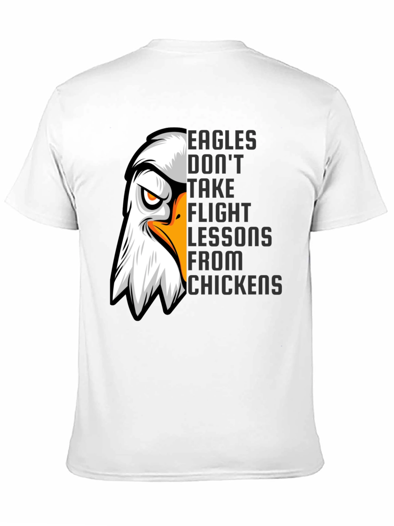 Eagles Dont Take Flight Lessons Mens Graphic Tee