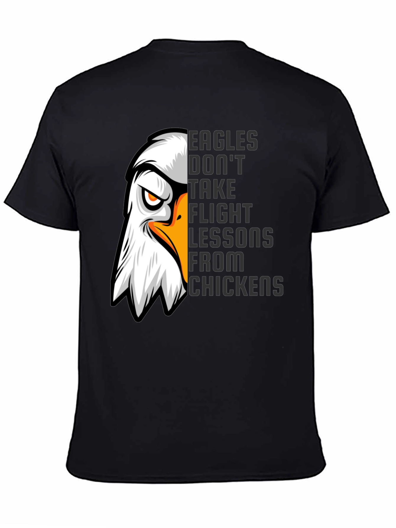 Eagles Dont Take Flight Lessons Mens Graphic Tee