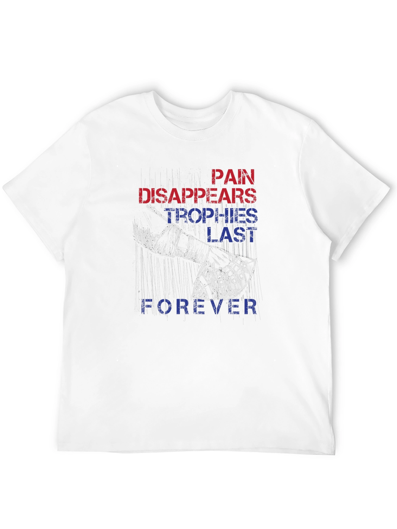 Pain Disappears Trophies Last Forever Graphic Tee