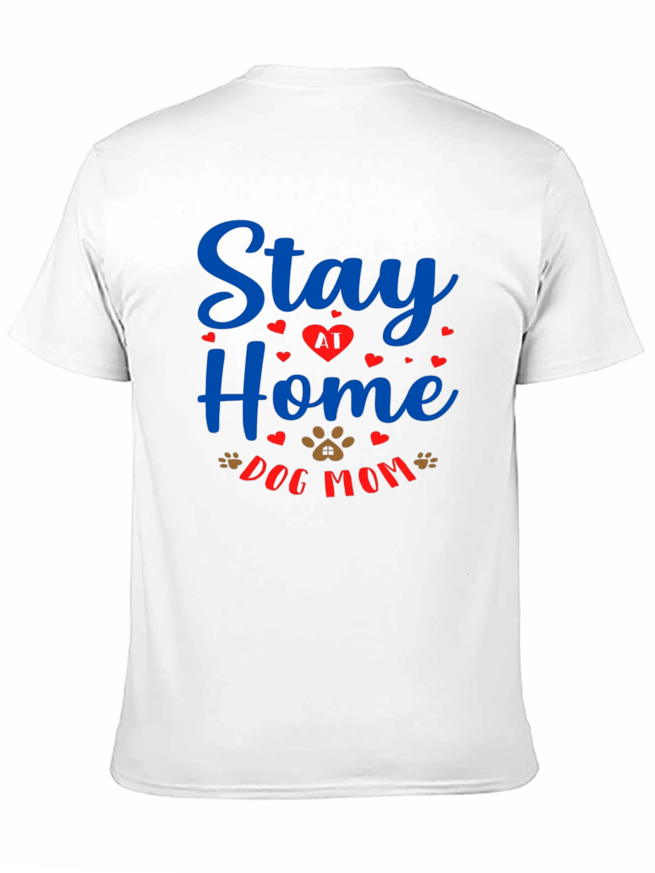Stay Home Dog Mom Tee