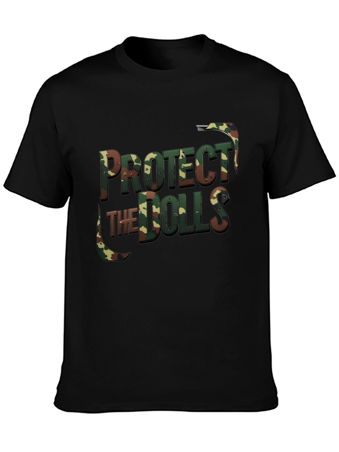 Protect The Dolls Camo T-Shirt