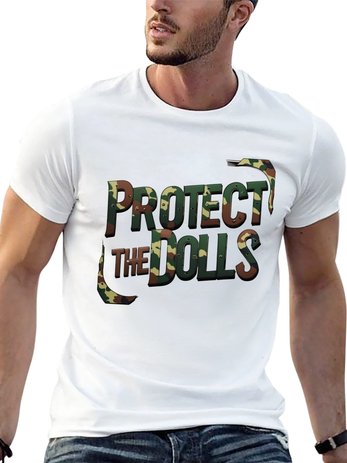 Protect The Dolls Camo T-Shirt