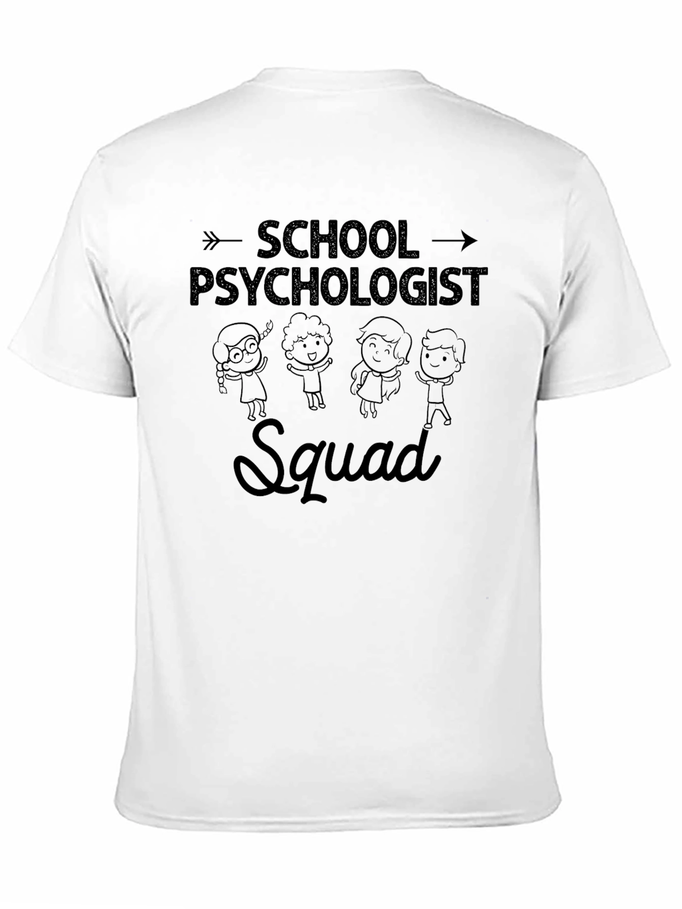 School Psychologist Squad T-Shirt - Black
