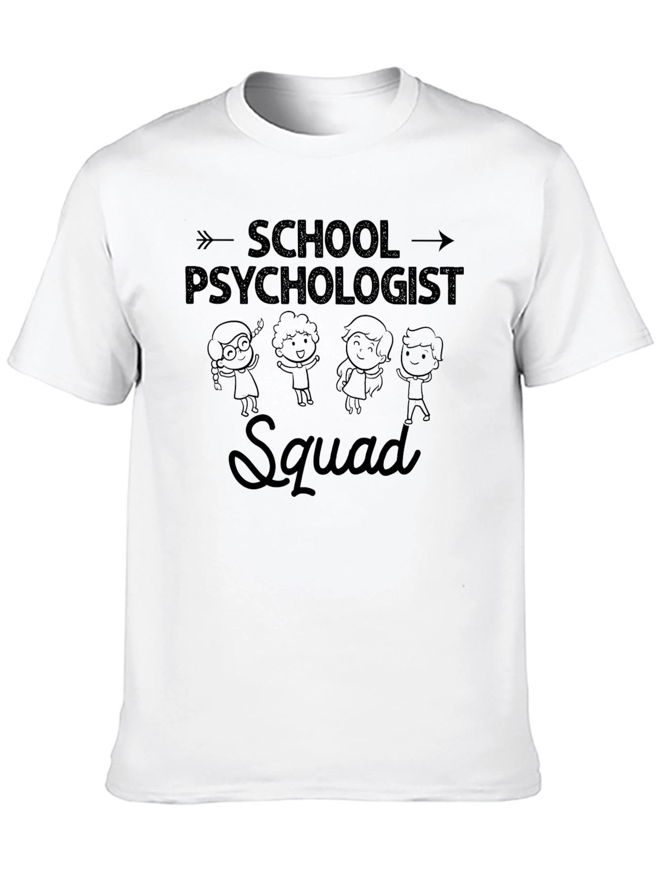 School Psychologist Squad T-Shirt - Black
