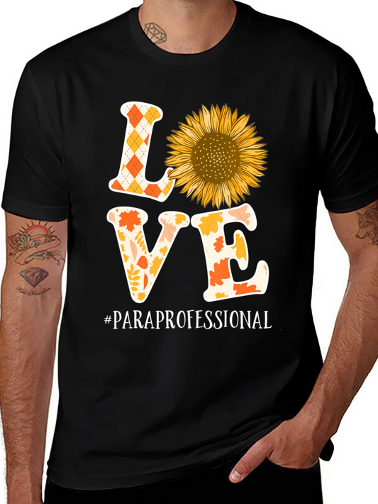 Paraprofessional Love Sunflower T-Shirt