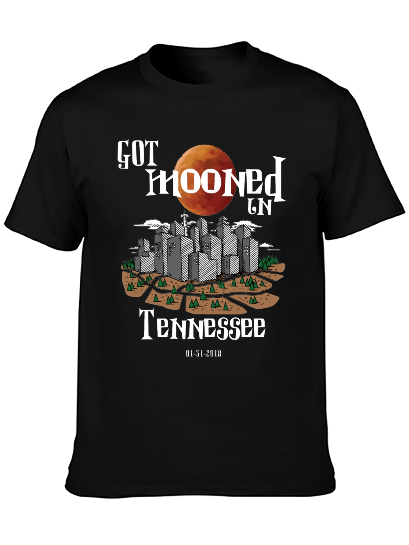 Got Mooned in Tennessee Graphic T-Shirt
