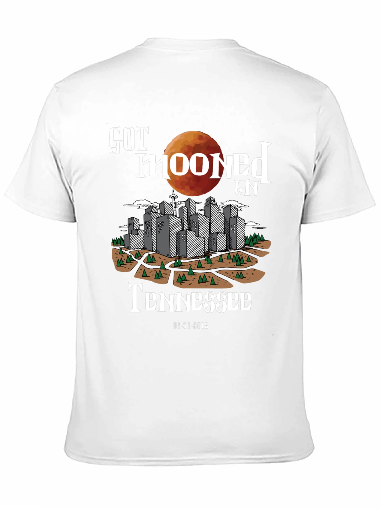 Got Mooned in Tennessee Graphic T-Shirt