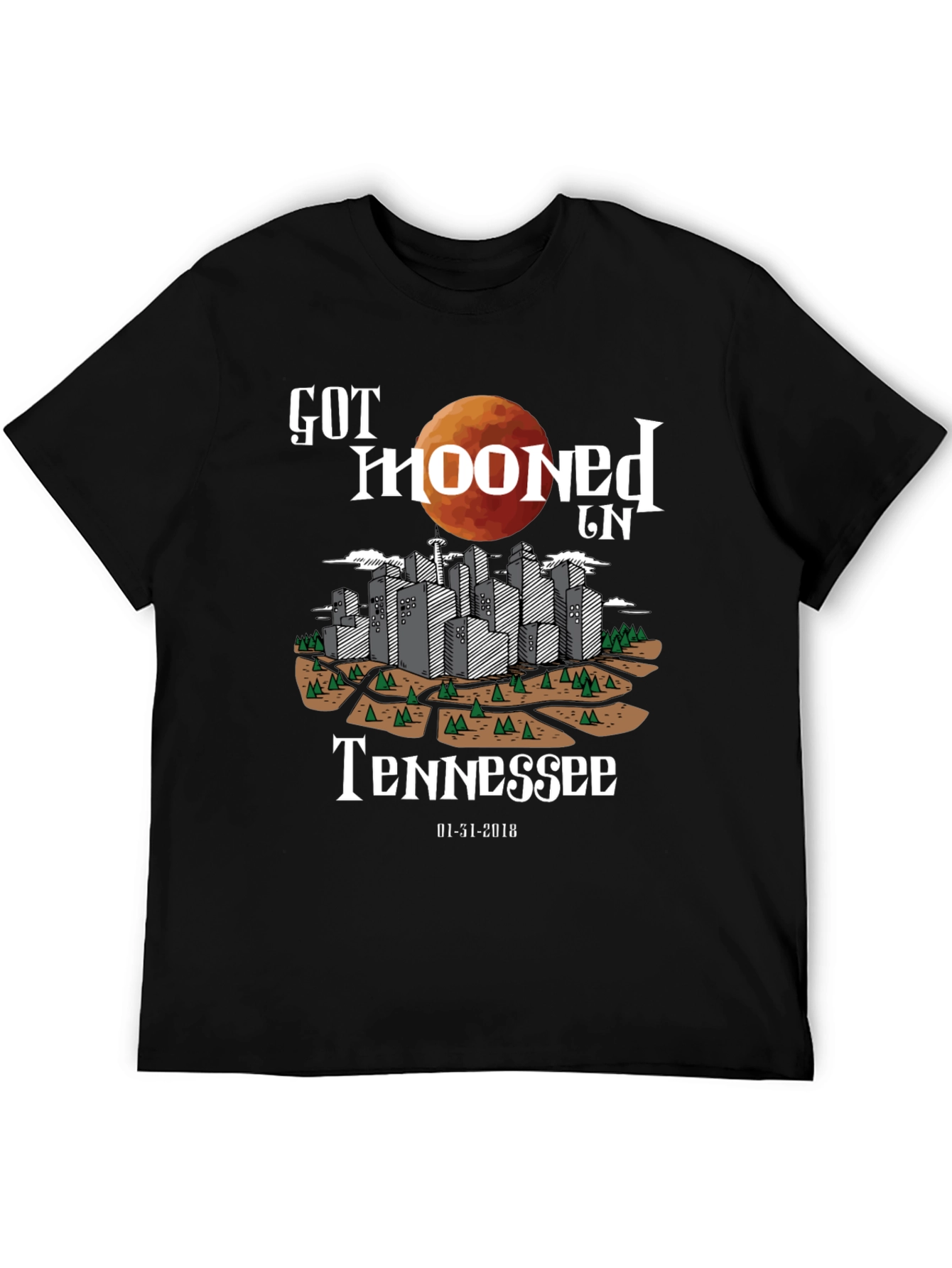 Got Mooned in Tennessee Graphic T-Shirt