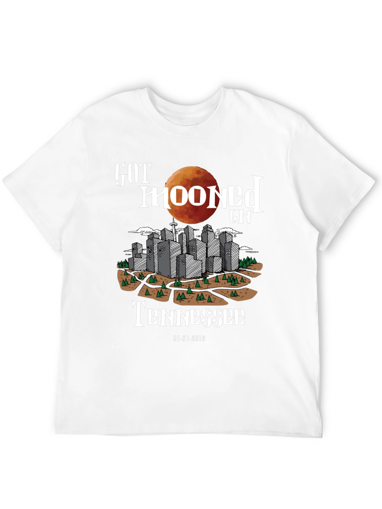 Got Mooned in Tennessee Graphic T-Shirt