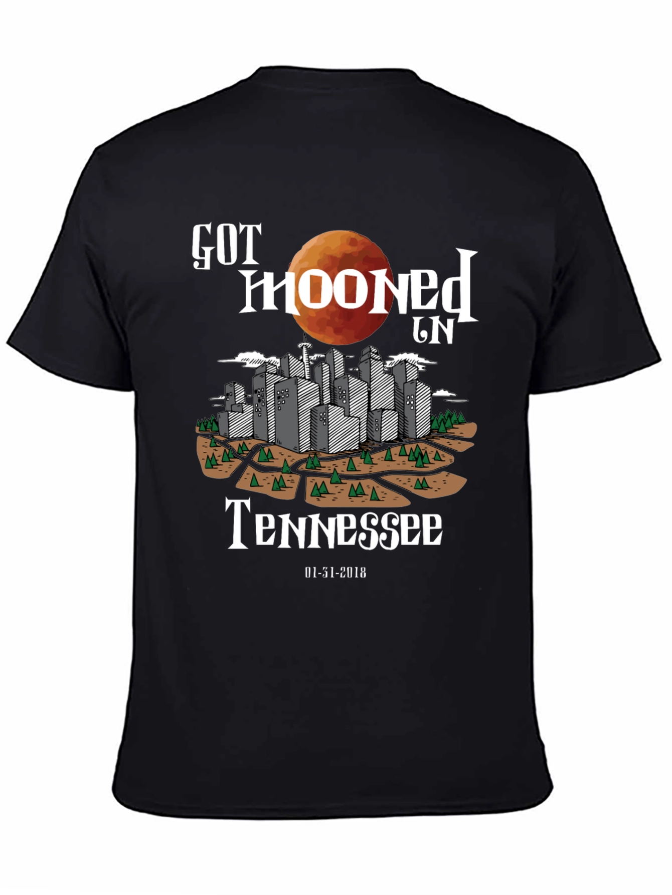 Got Mooned in Tennessee Graphic T-Shirt