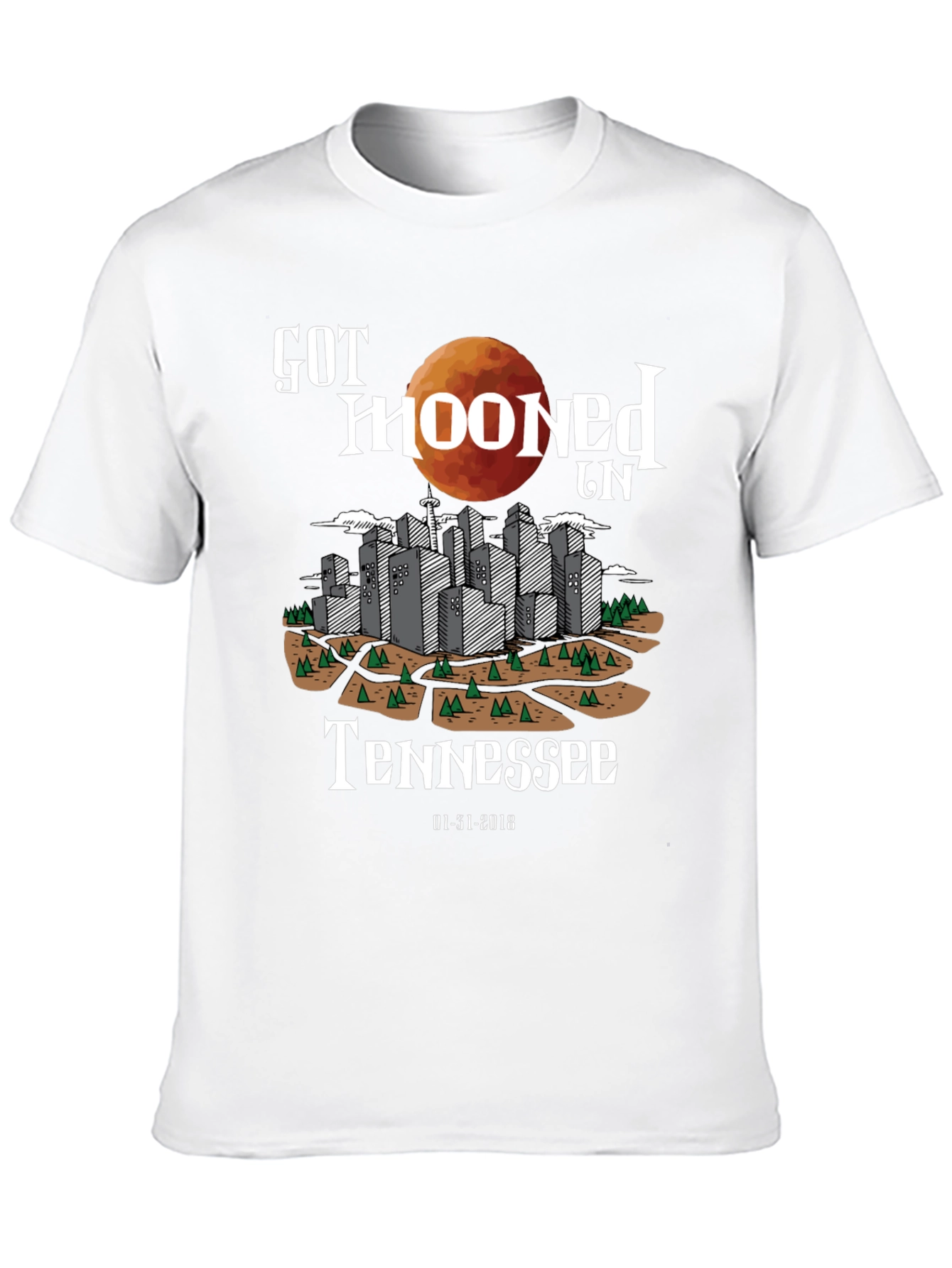 Got Mooned in Tennessee Graphic T-Shirt