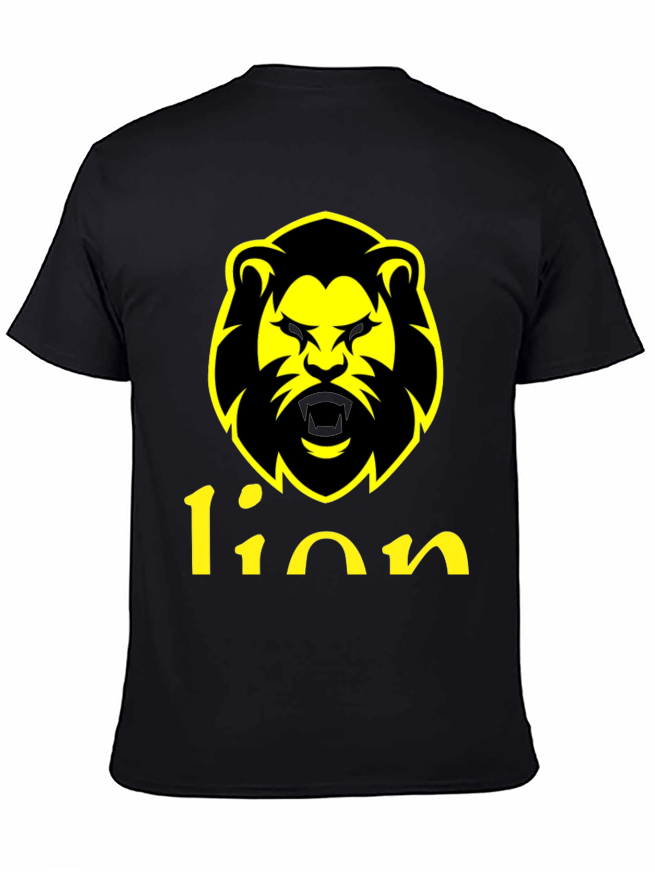 Lion Graphic Tee - Black T-Shirt