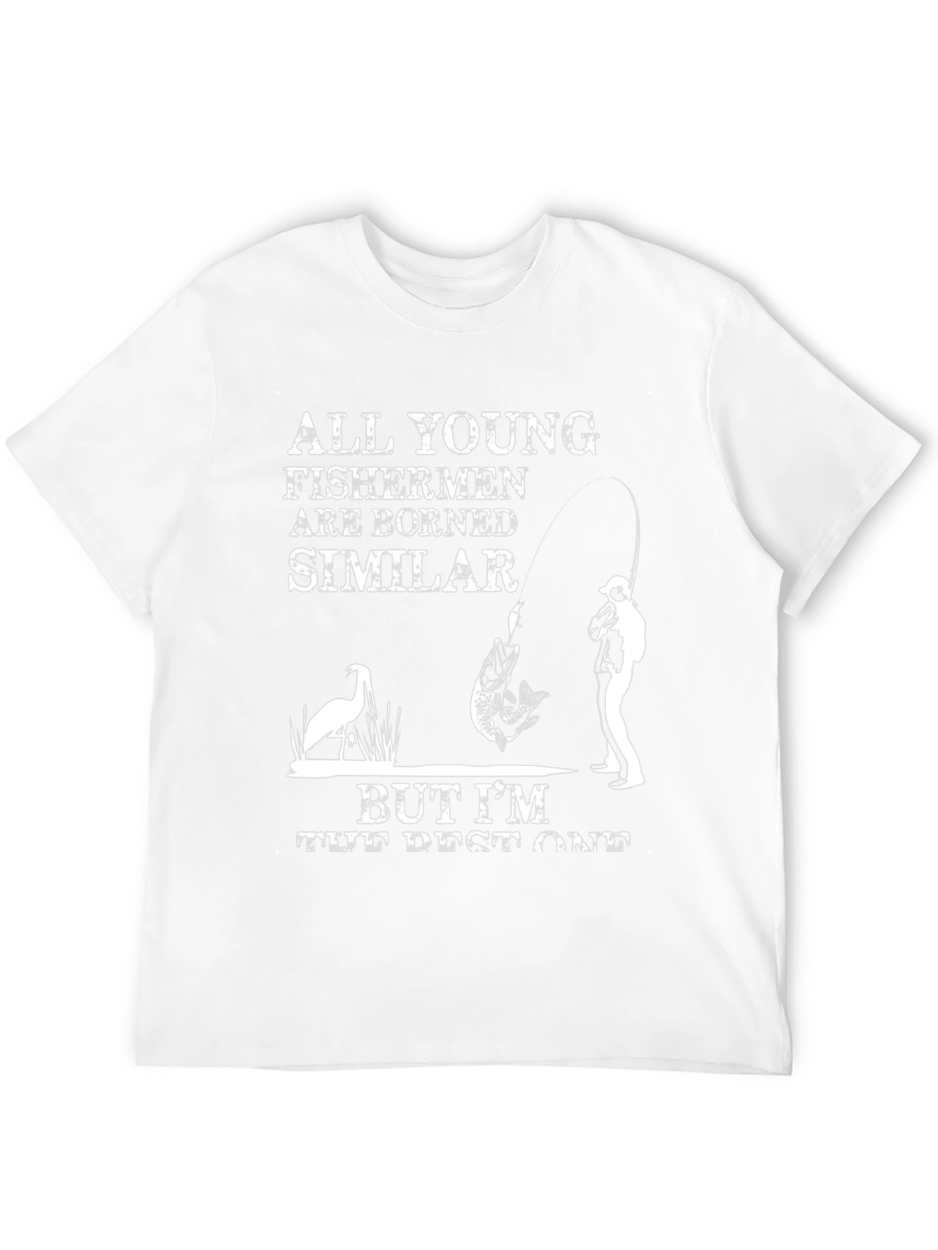 All Young Fishermen Black Graphic Tee
