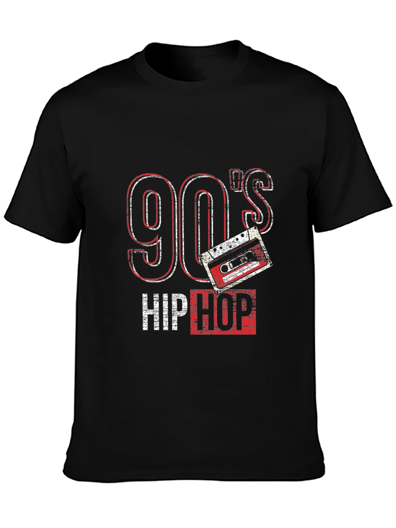 90s Hip Hop Cassette Graphic T-Shirt