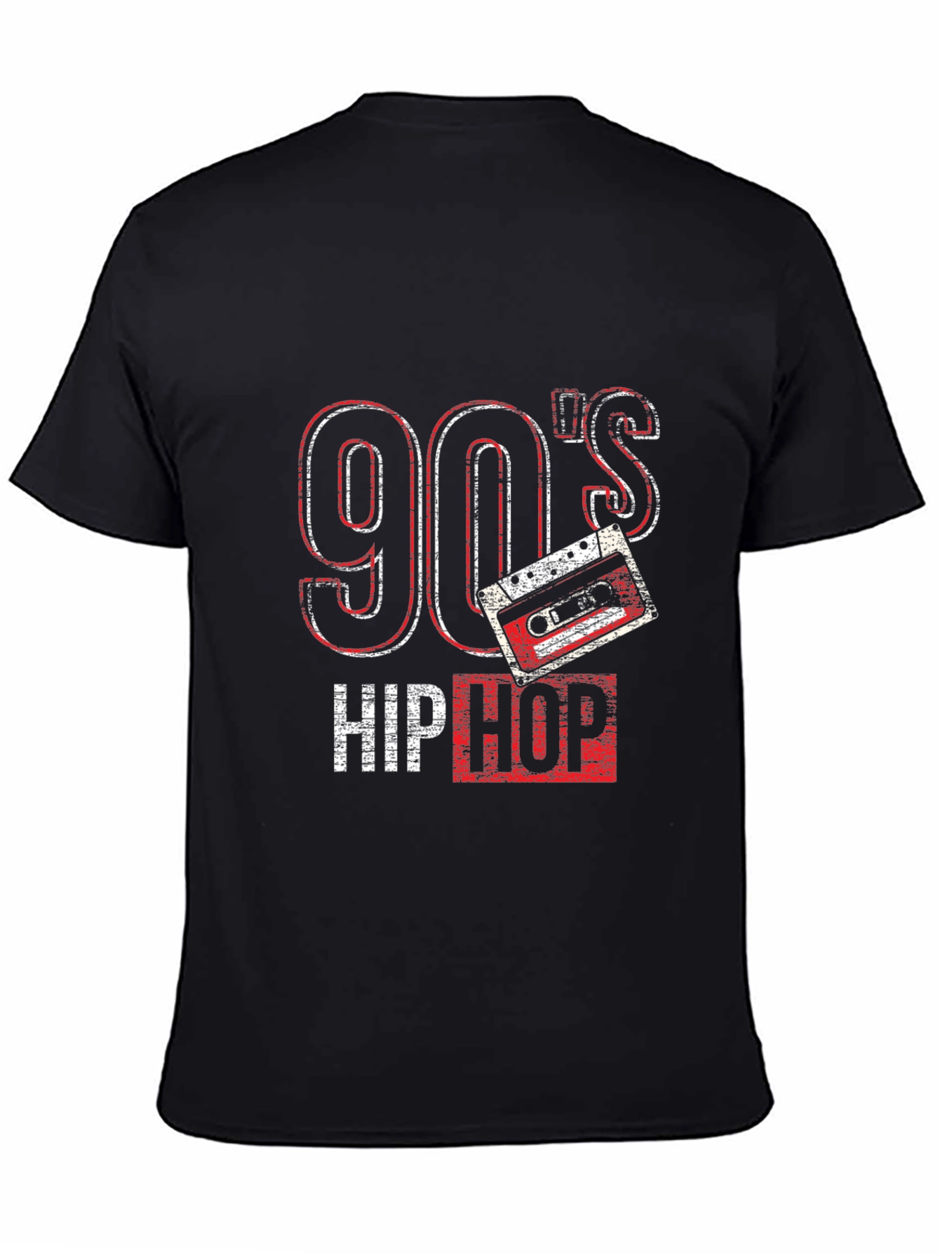 90s Hip Hop Cassette Graphic T-Shirt