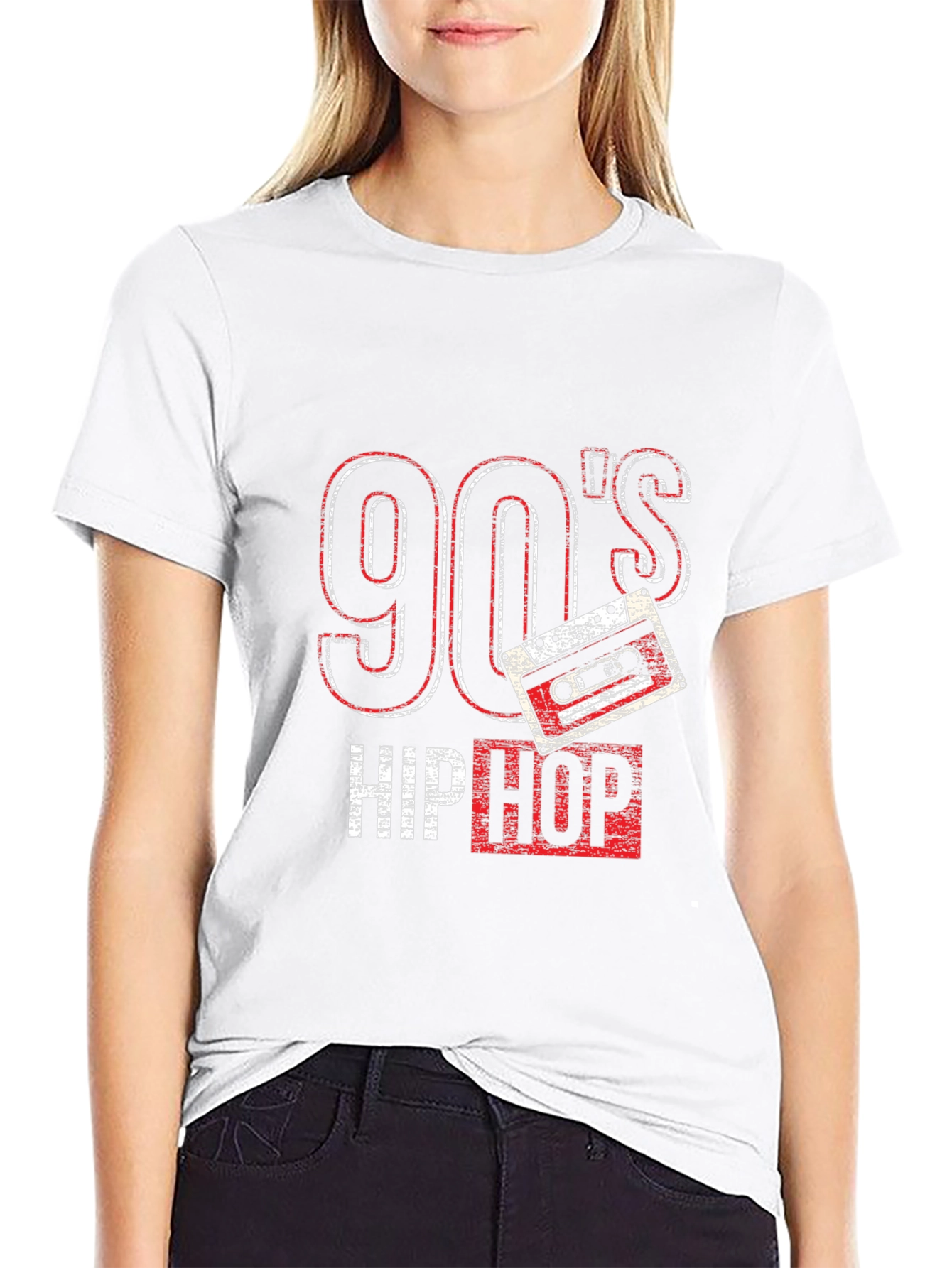 90s Hip Hop Cassette Graphic T-Shirt